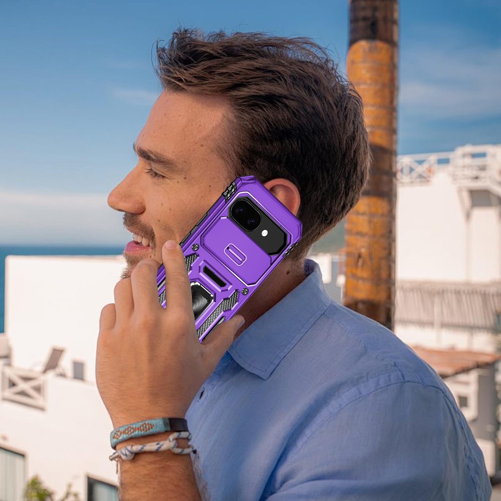 Amazon.com: for Google Pixel 9a Case with Screen Protector and